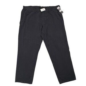 NWT Banana Republic Athletic Fit Mens Black Chinos Pants Tag Size 38x32